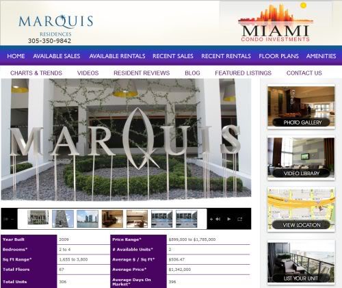 Marquis Miami condos