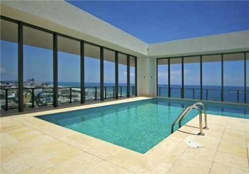 Apogee South Beach penthouse pool