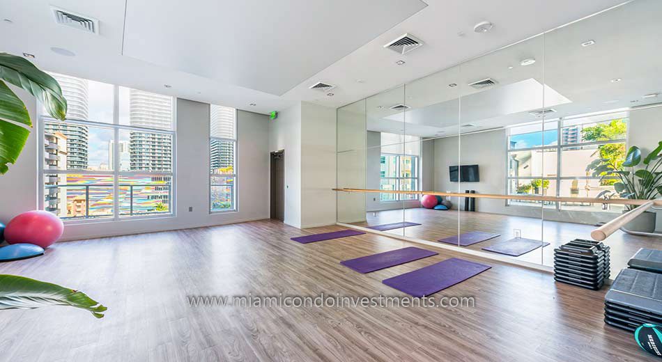 yoga studio at 1100 Millecento