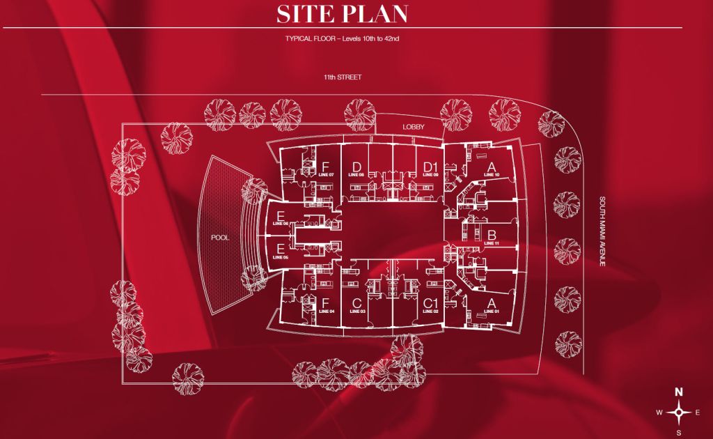 1100 Millecento site plan