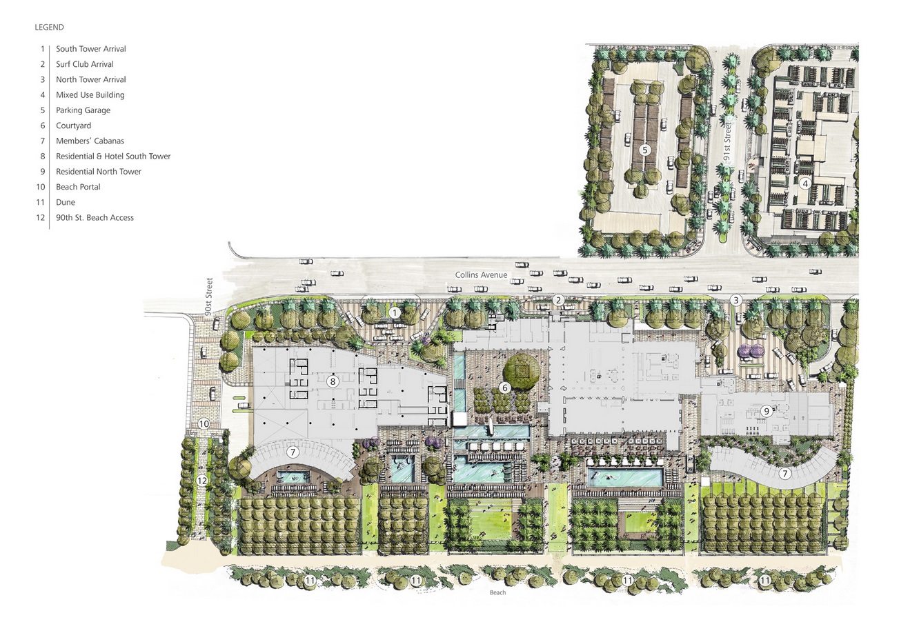 The-Surf-Club-Four-Seasons-Private-Residences-Surfside-Miami-Beach-Florida-Site-Plan.-Sales-786-363-8551