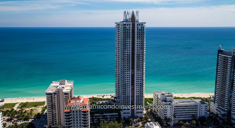 view from Akoya Miami Beach condos