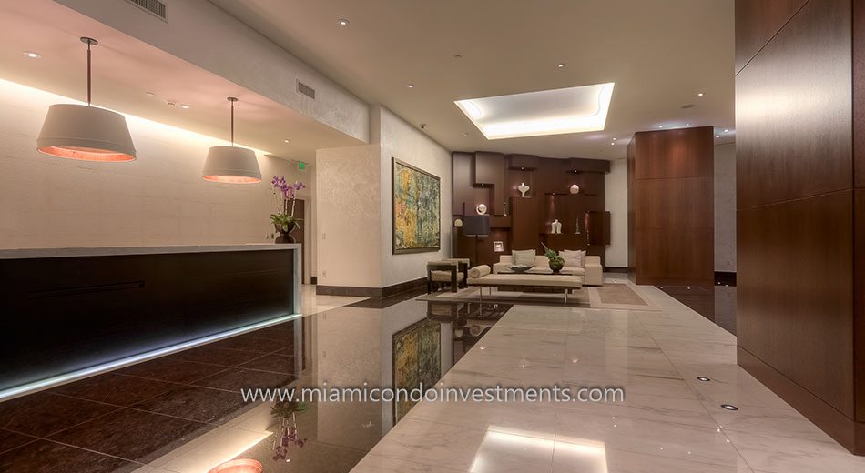 Epic miami condos lobby