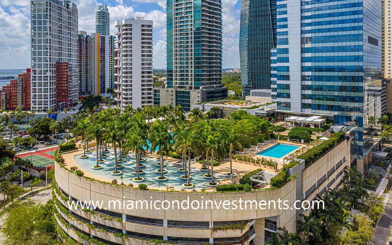Four Seasons pool deck in Miami