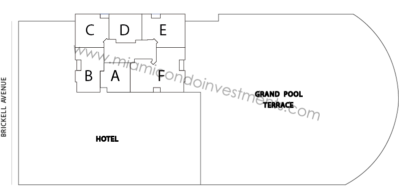 Four Seasons Residences Miami site plan