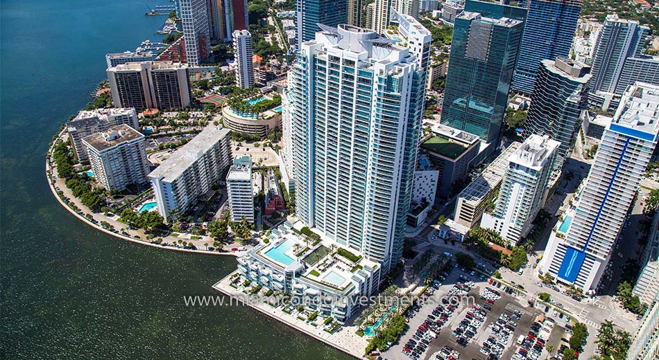 Jade at Brickell Bay aerial