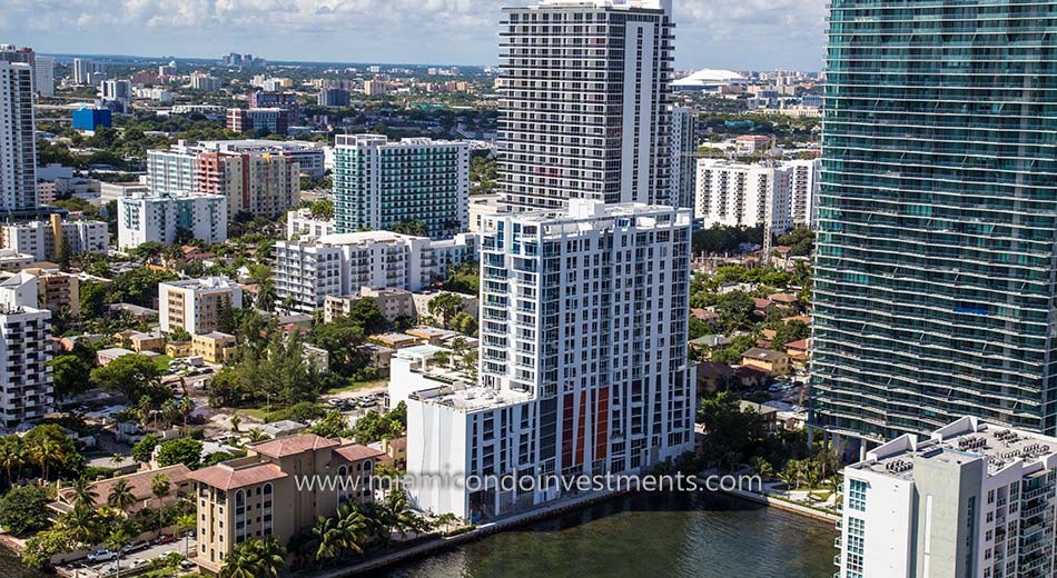 The Crimson condos miami waterfront views