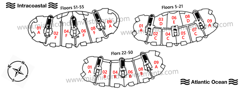 Trump Palace Sunny Isles site plan