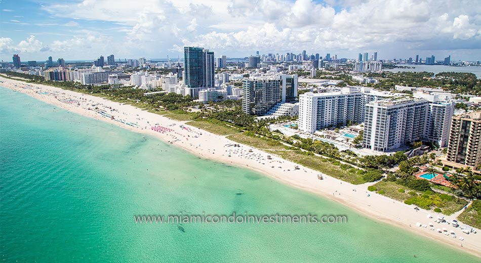 South Beach condos skyline