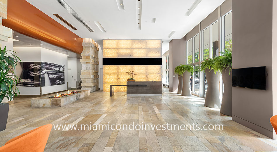 500 Brickell West lobby