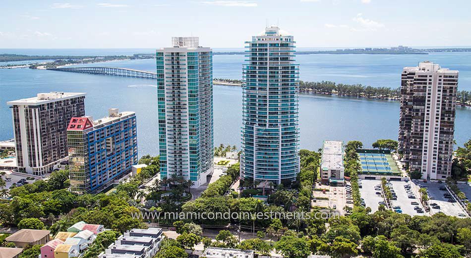 views from Atlantis on Brickell condominiums