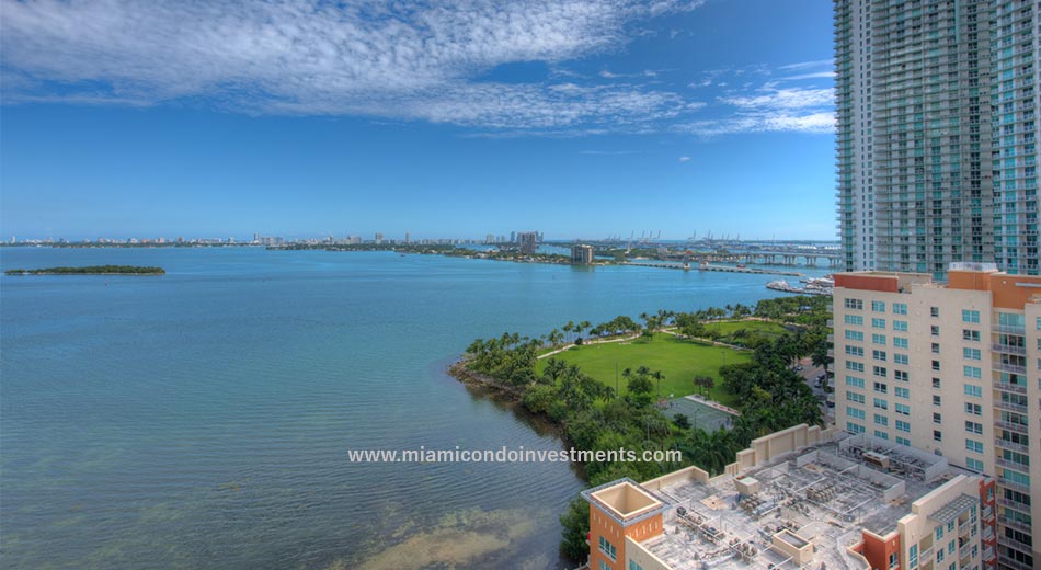 water views from Cite on the Bay east tower condos