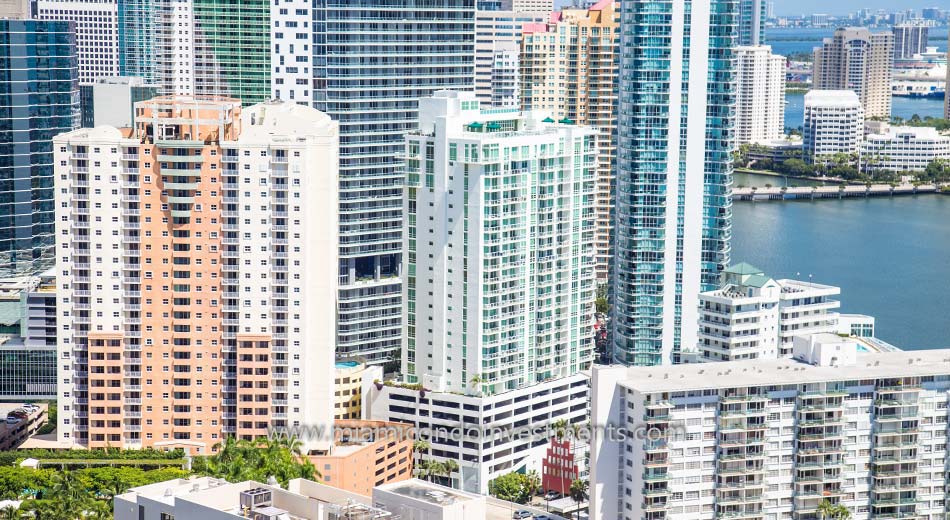 aerial photo of Emerald at Brickell