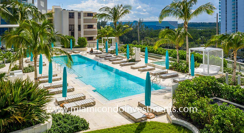 lap swimming pool at Ritz-Carlton Sunny Isles Beach