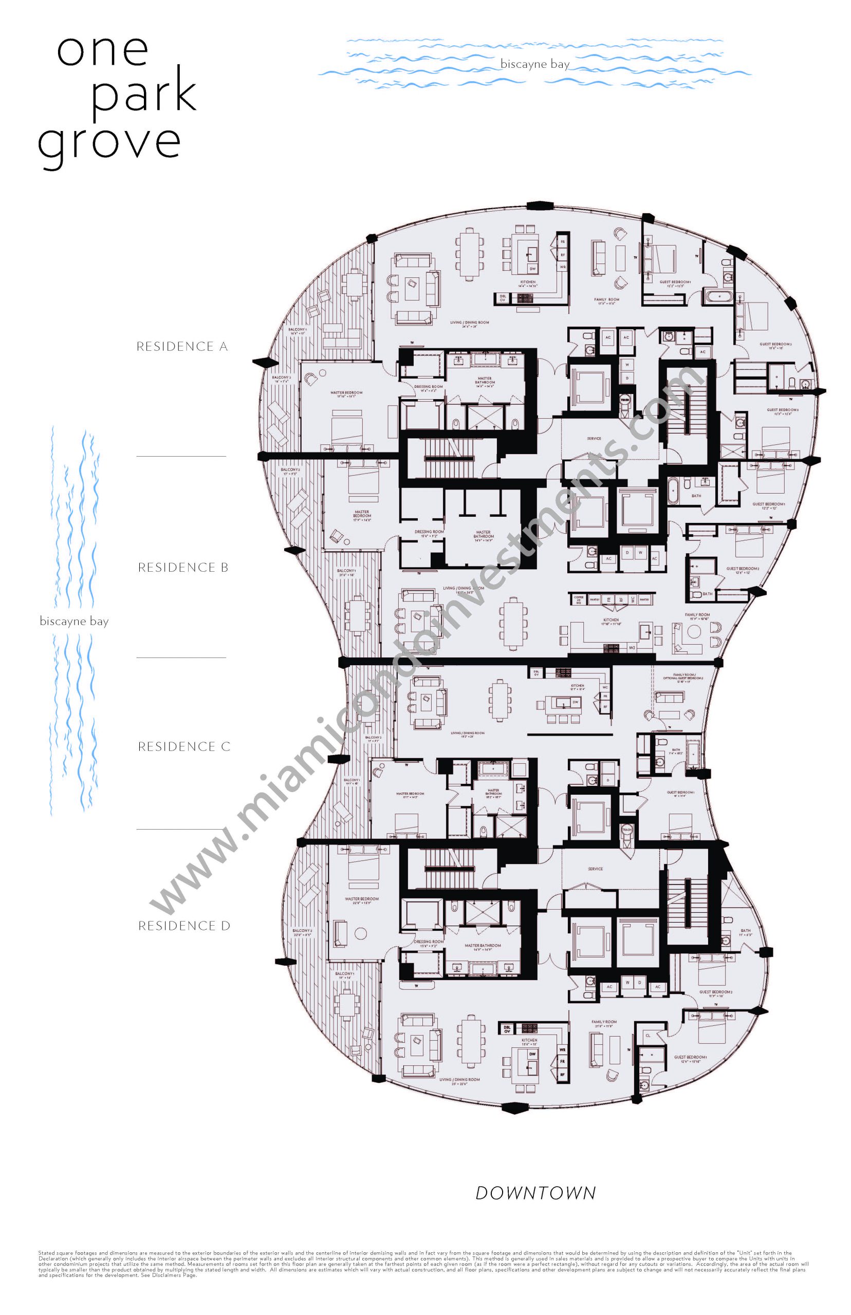 Floorplans 1 - Residences