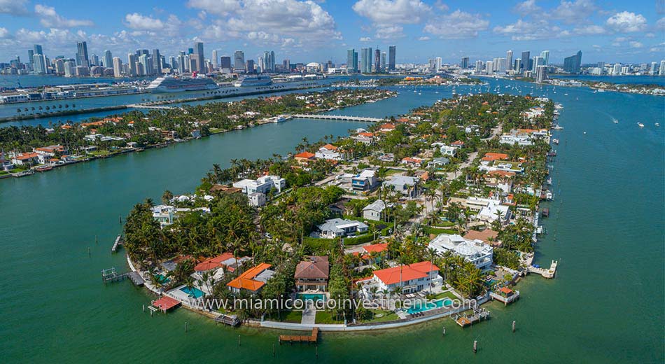 Hibiscus Island homes in Miami Beach