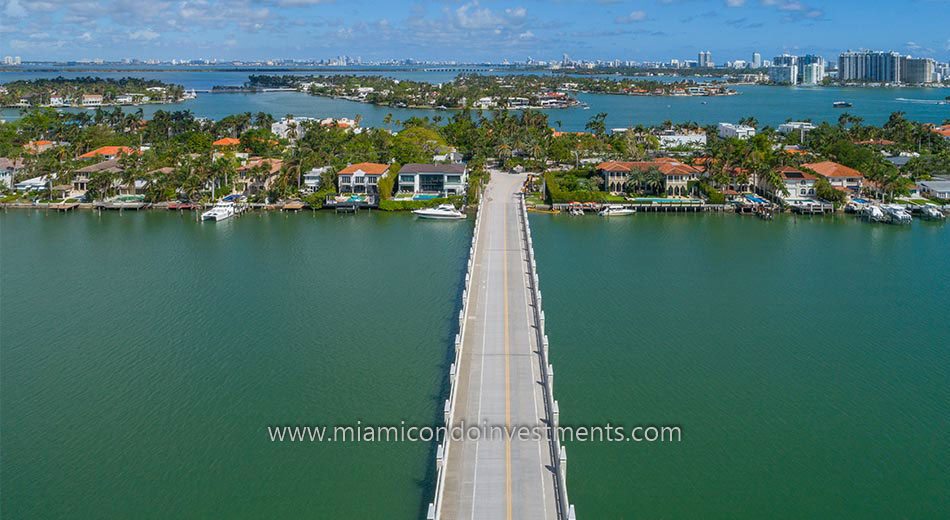 road to Hibiscus Island Miami Beach