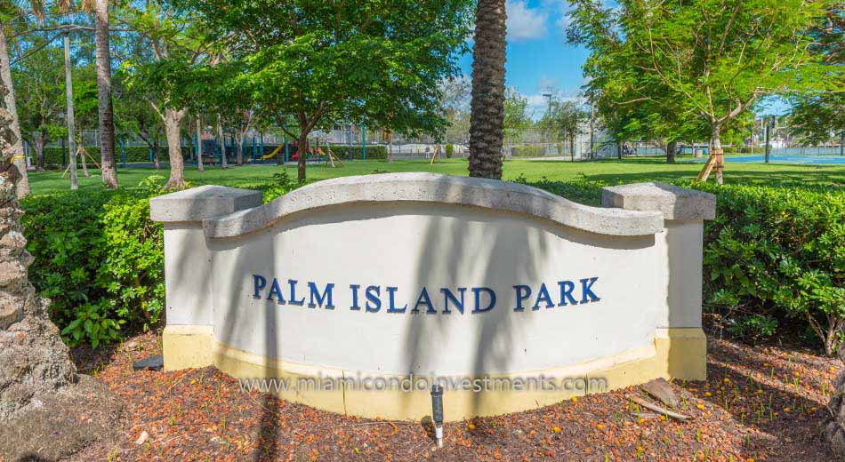 Palm Island Park in Miami Beach