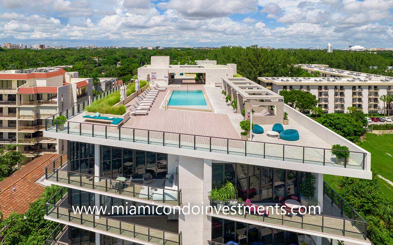 The Fairchild Coconut Grove pool deck