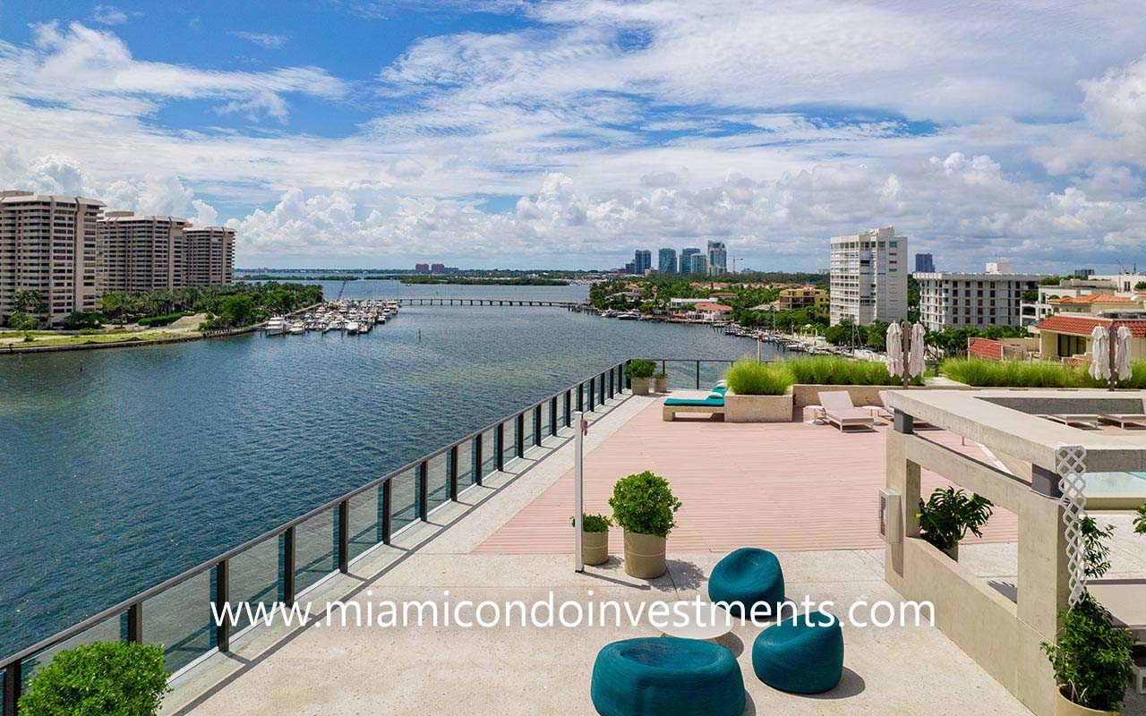 water views from The Fairchild Coconut Grove