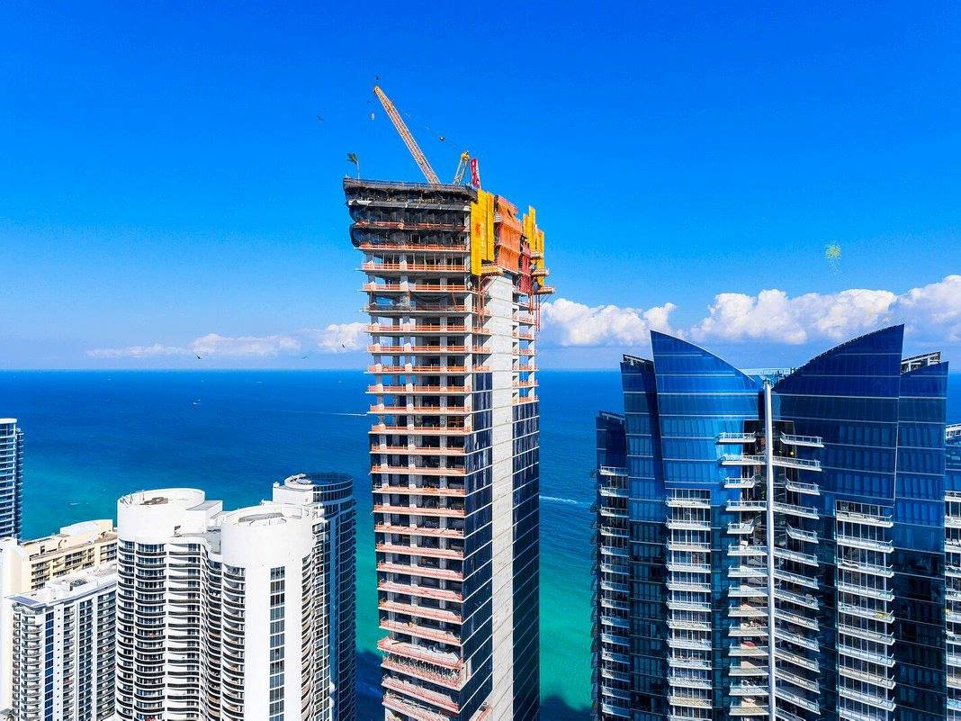 MUSE Residences In Sunny Isles Has Topped Off