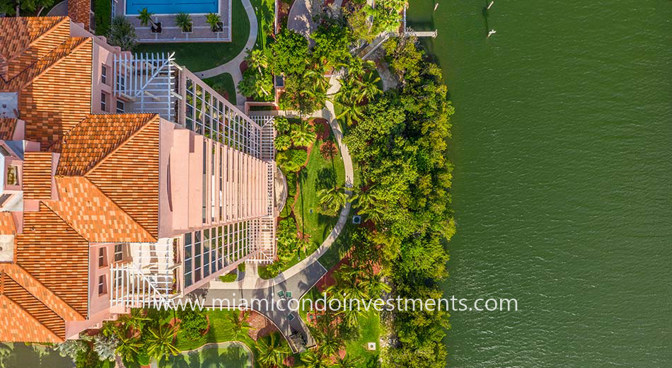 aerial view of Gables Club Tower 2