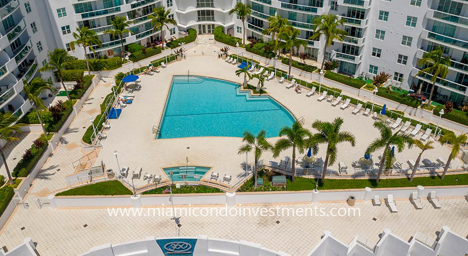 360 Condo swimming pool