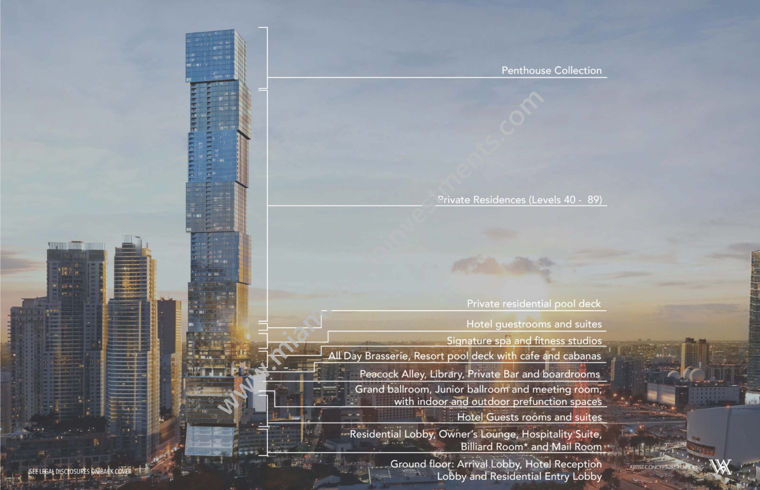 Floorplans 1 - Waldorf Astoria Residences Miami