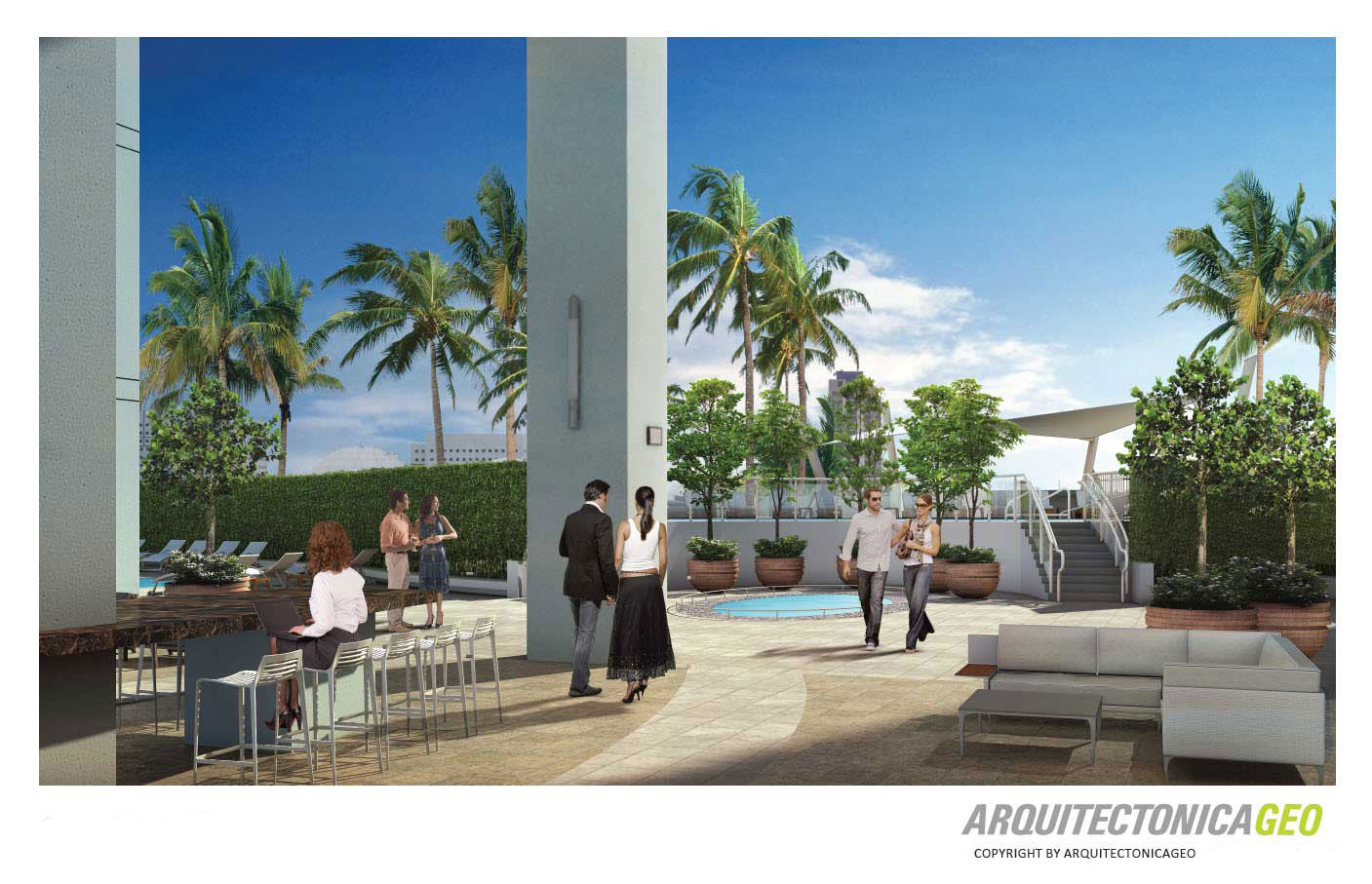 900 Biscayne Bay pool deck restoration project