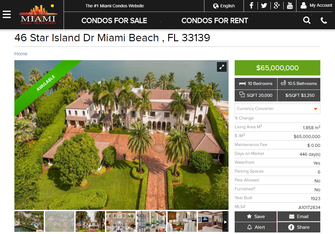 Bitcoin Currency Converter Added To Miami Luxury Real Estate Website - 