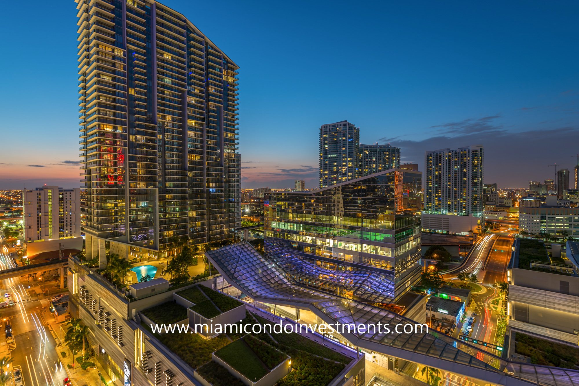 twilight views from SLS Lux