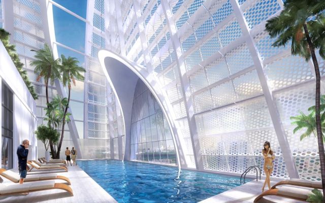 Okan Tower Miami sky pool