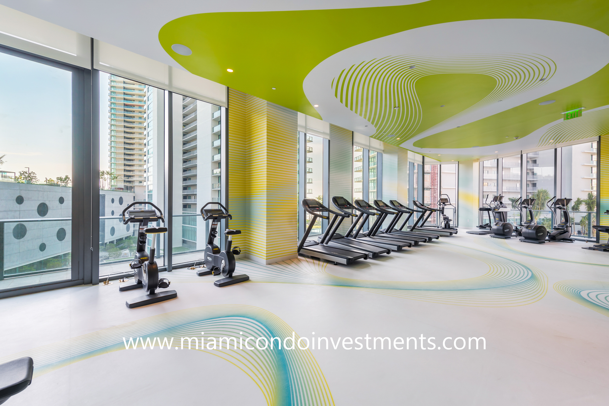 fitness center at Paraiso Bayviews