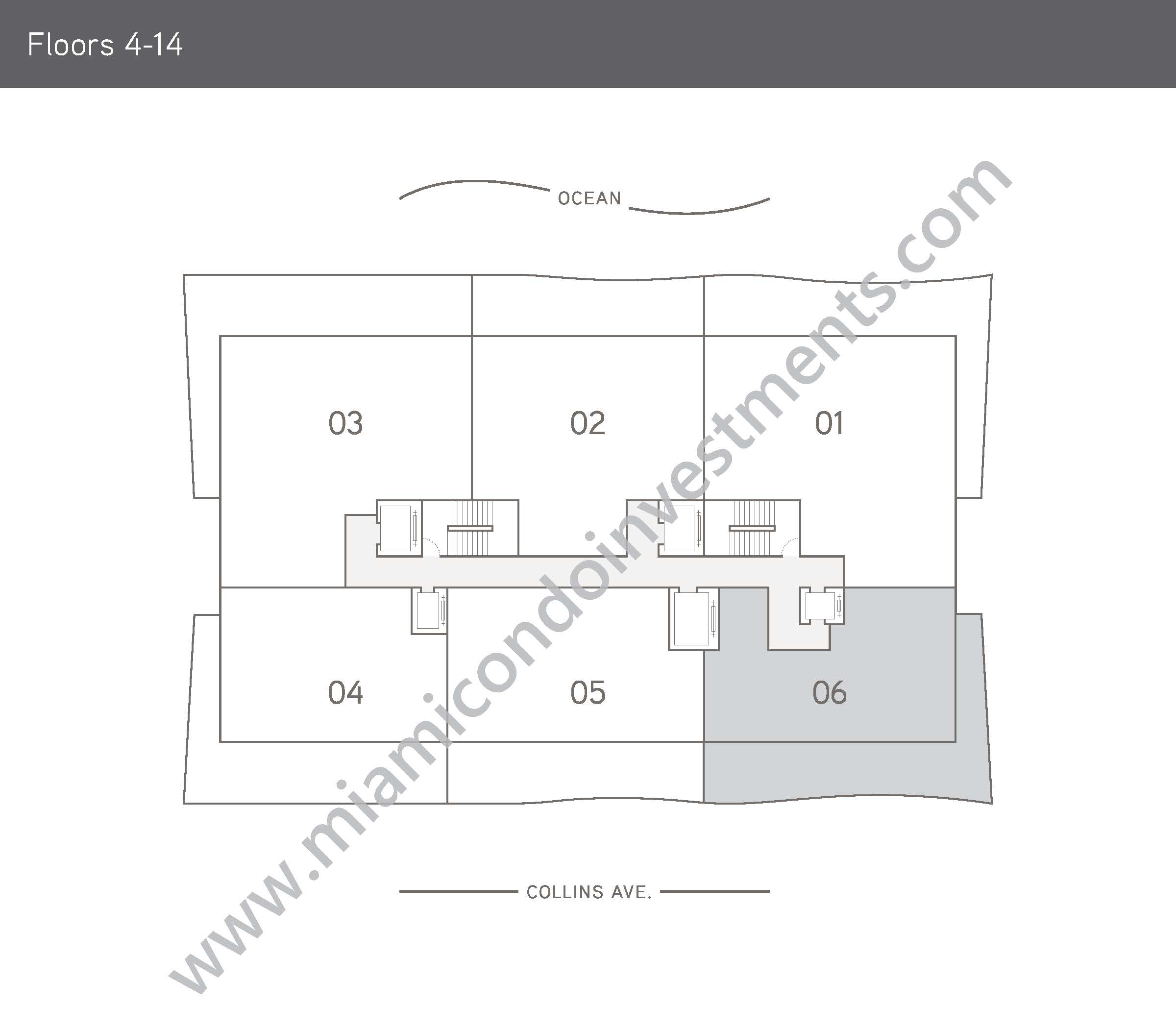 57-Ocean-Keyplan-Floors-4-to-14