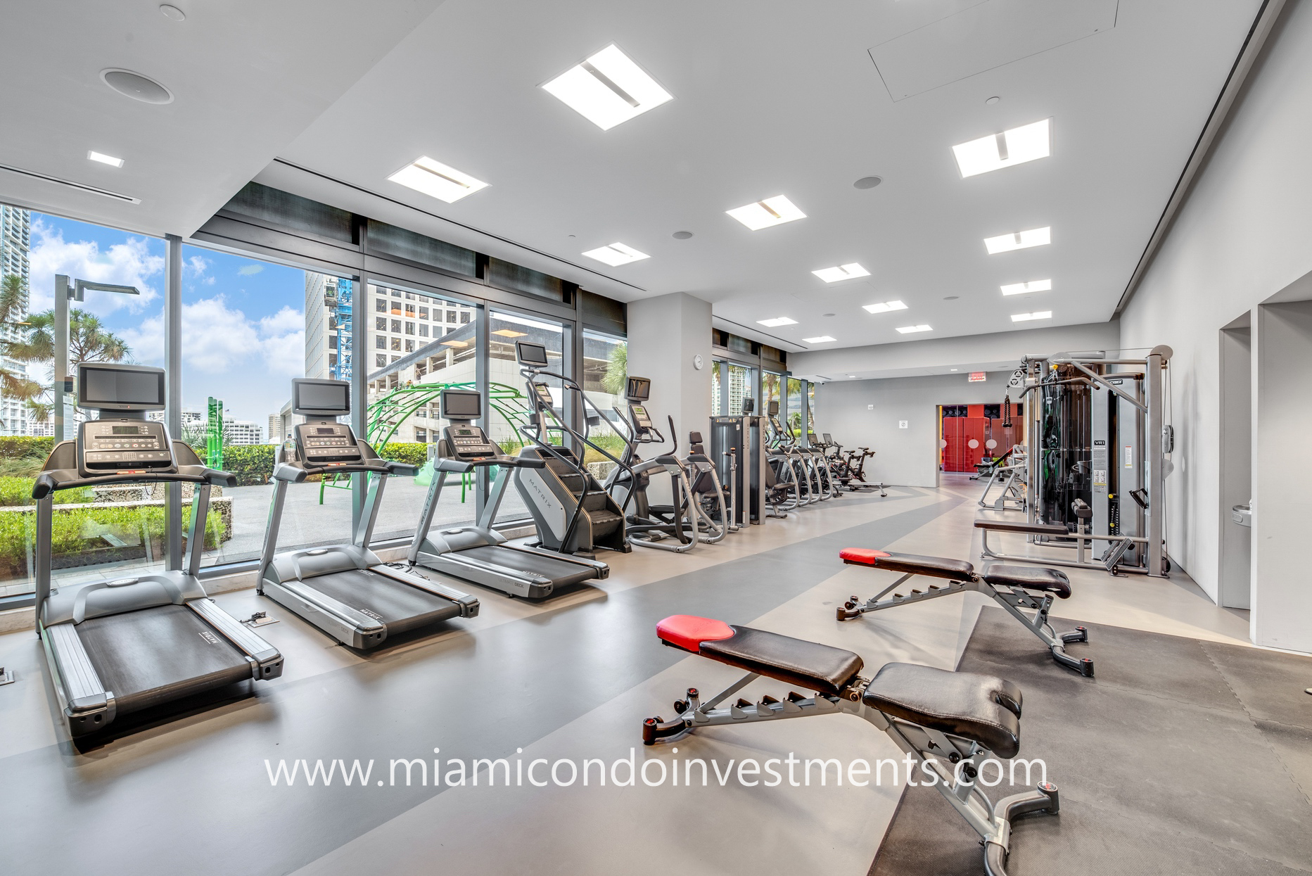 fitness center at Reach Brickell City Centre