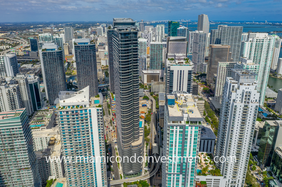 Brickell Flatiron drone photo