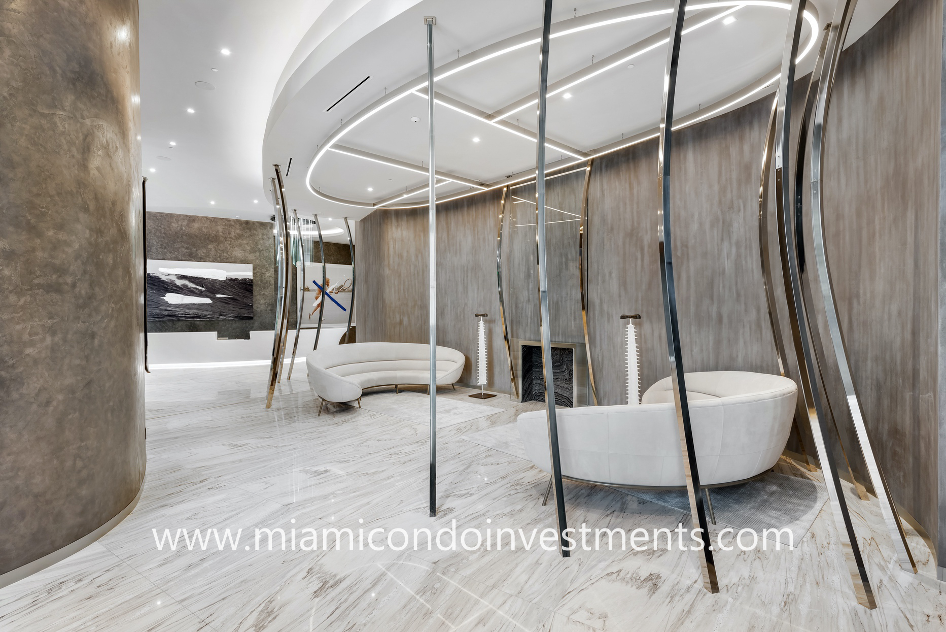 Brickell Flatiron lobby