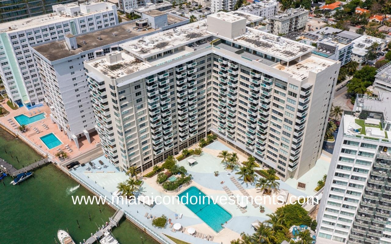 Pool views from Mirador 1200 condos