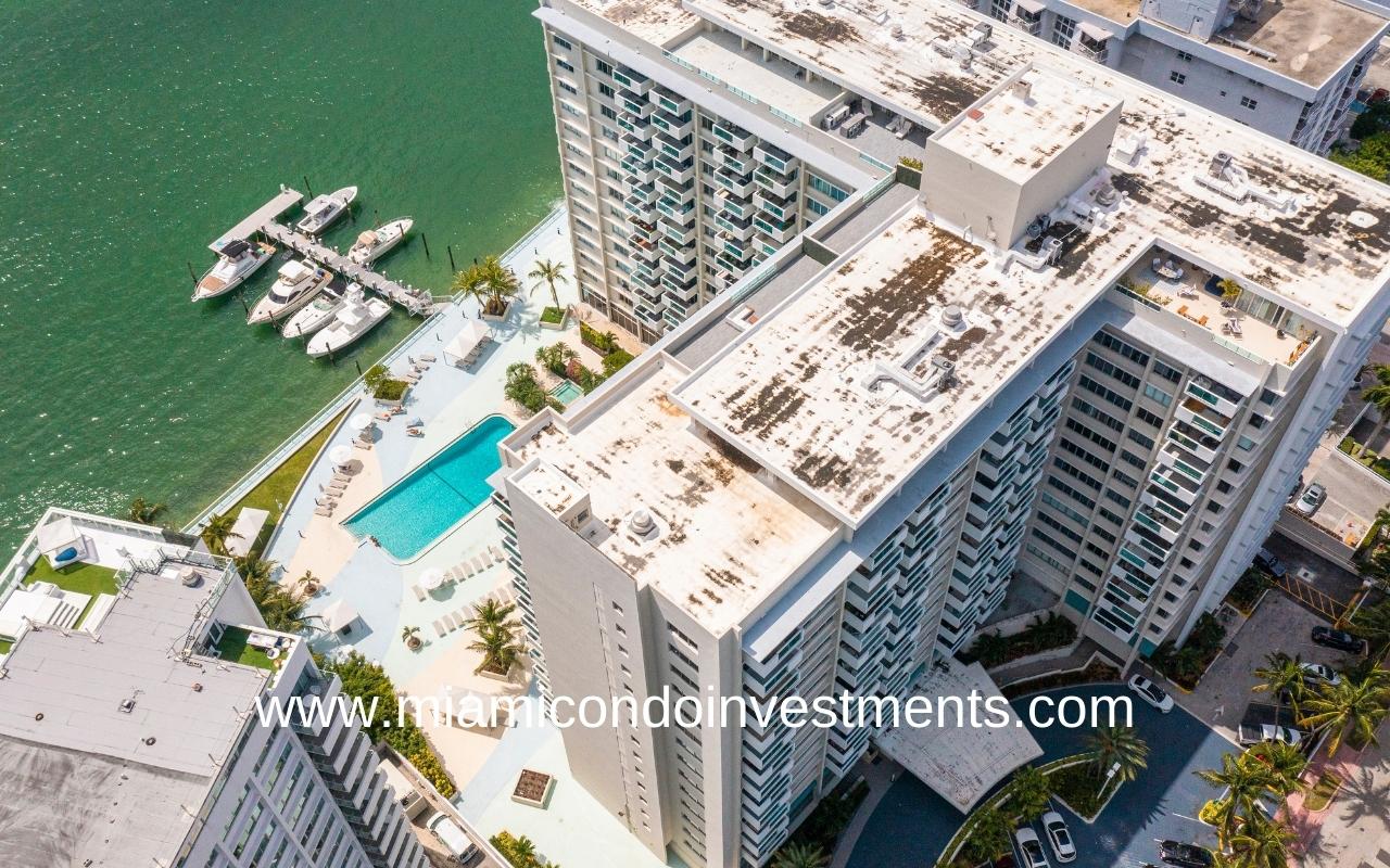 Pool views from Mirador 1200 condos