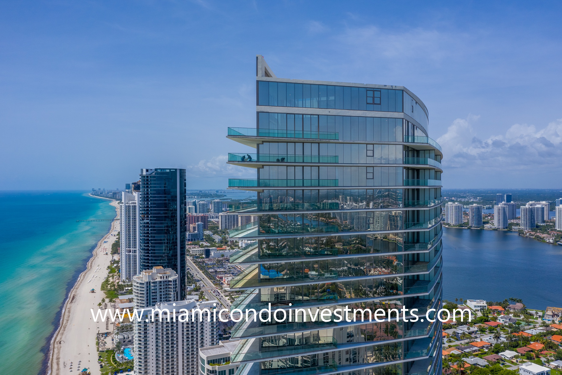 water views from Residences by Armani Casa