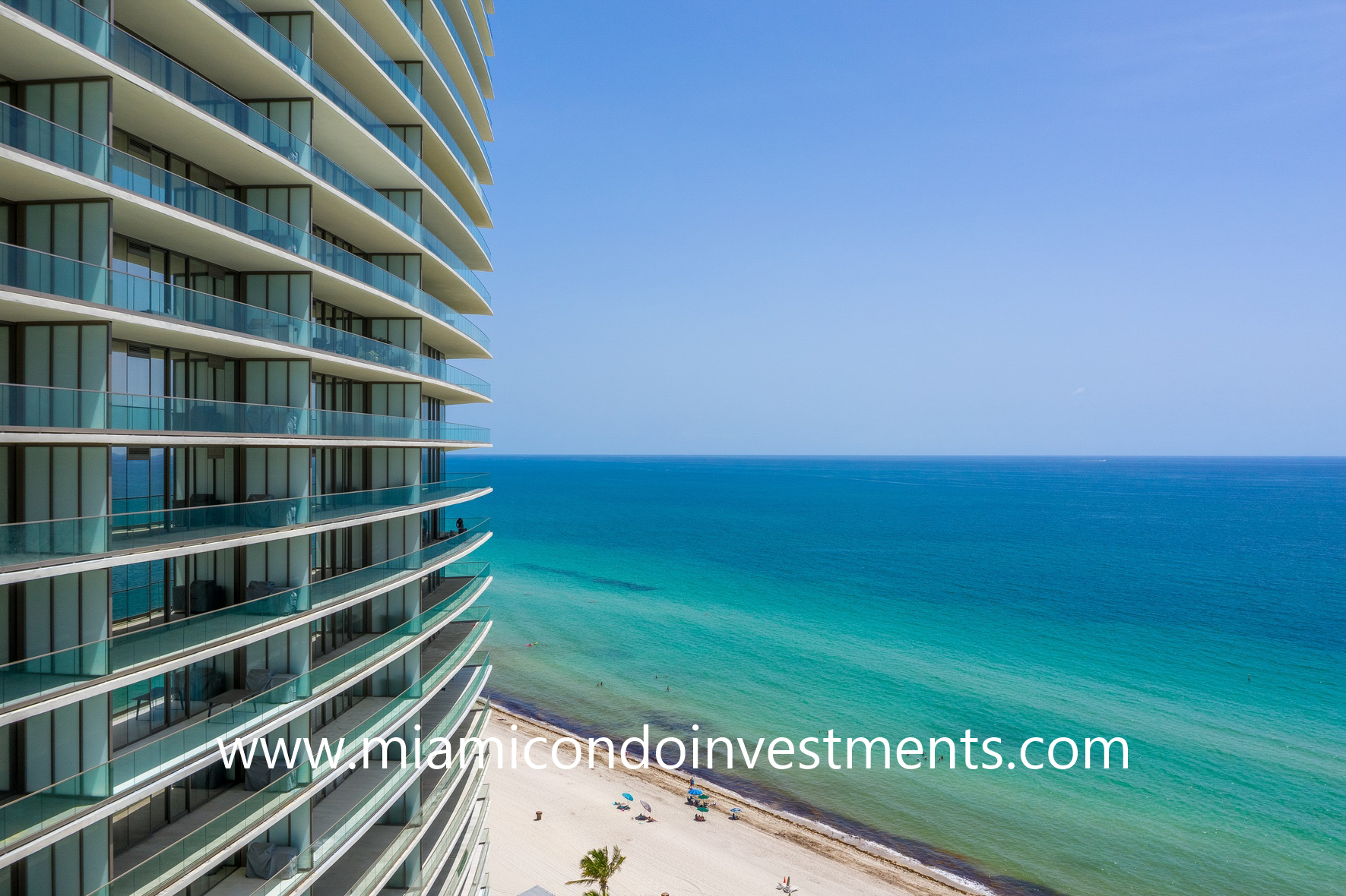 Atlantic Ocean views from Armani Casa Residences