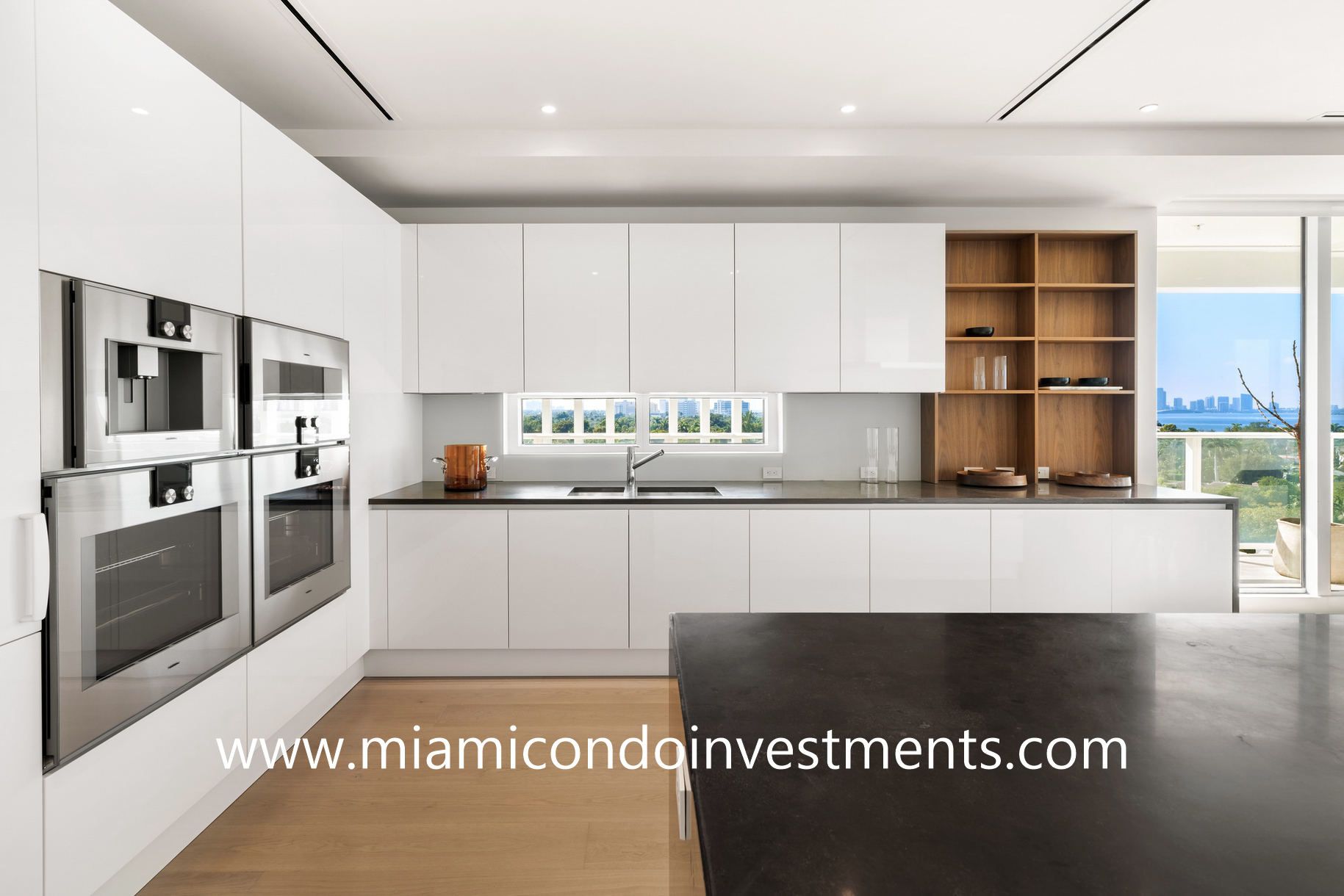 Boffi kitchen at The Ritz-Carlton Residences Miami Beach