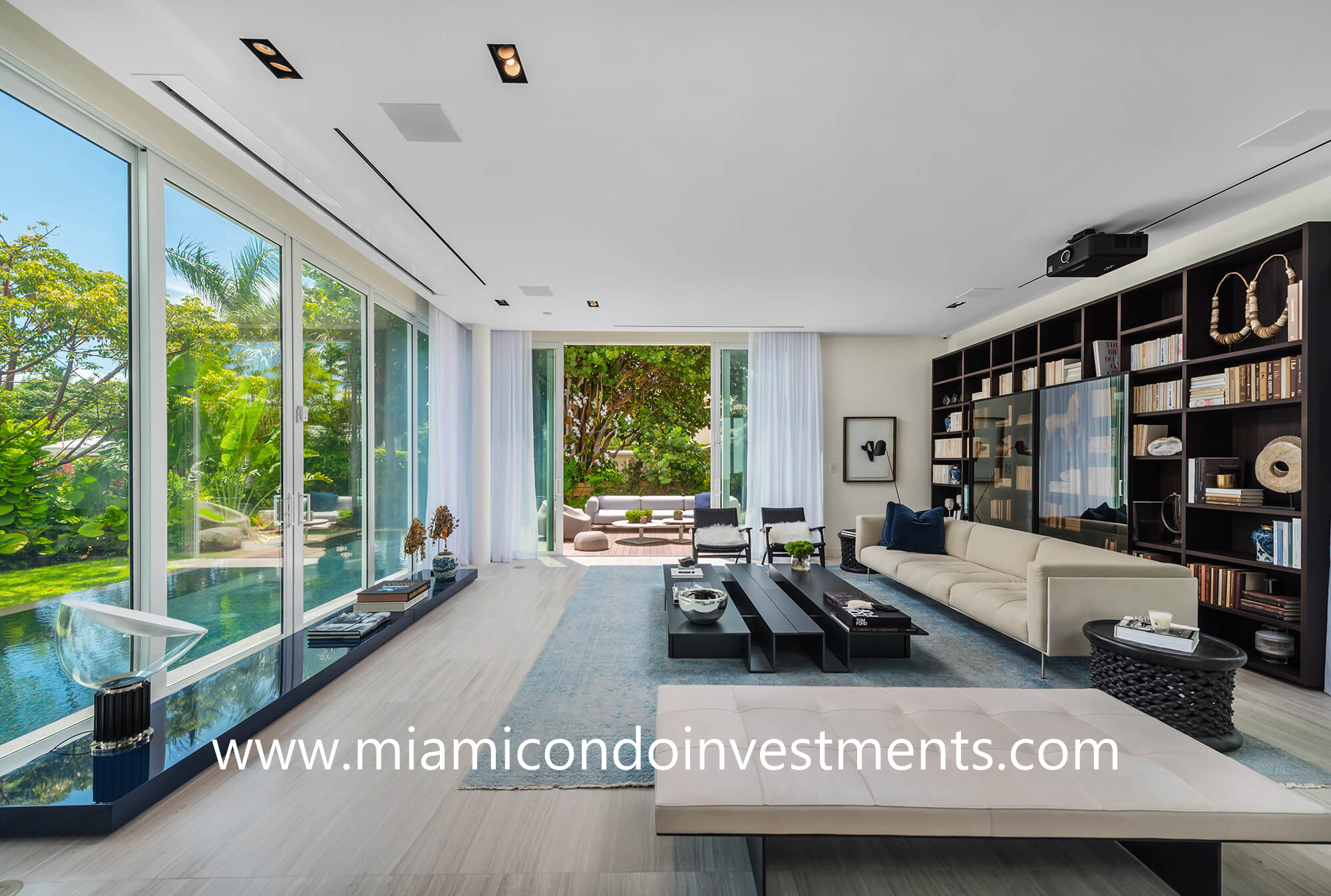 villa living room at the ritz-carlton residences miami beach