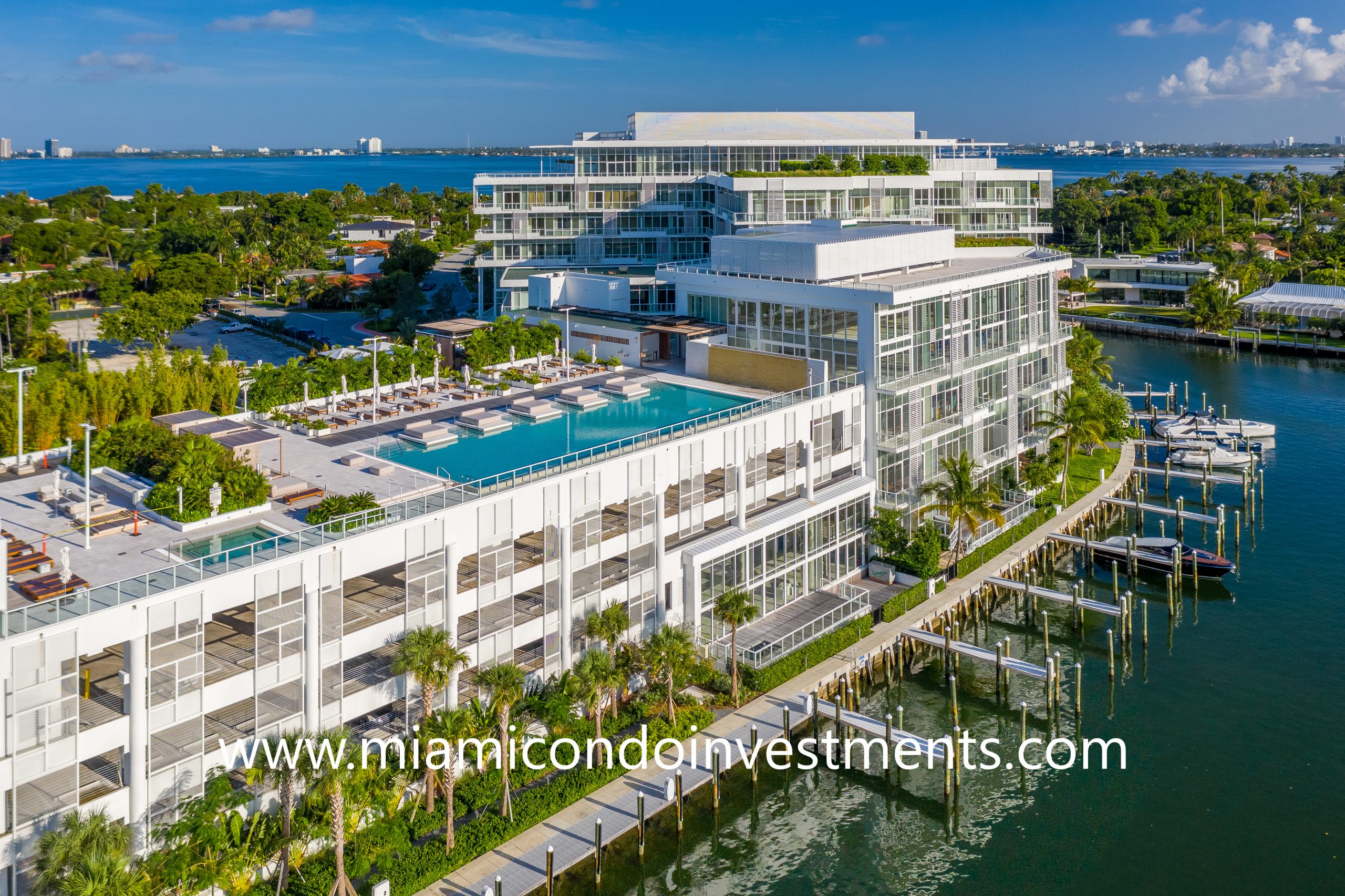 aerial photo of The Ritz-Carlton Residences Miami Beach