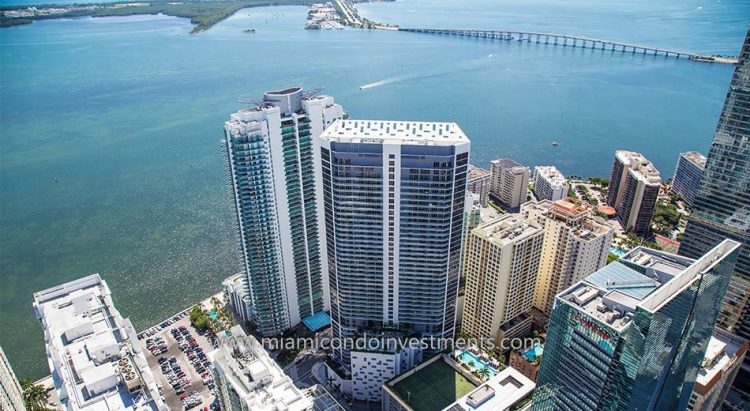 Brickell House Aerial View