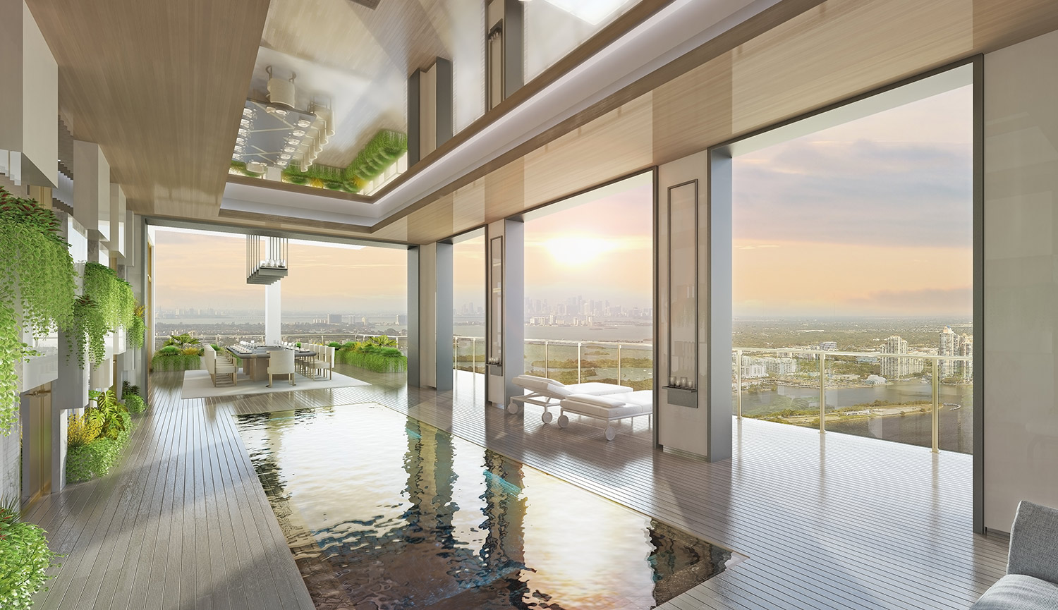 Penthouse Pool at the Mansions of Acqualina