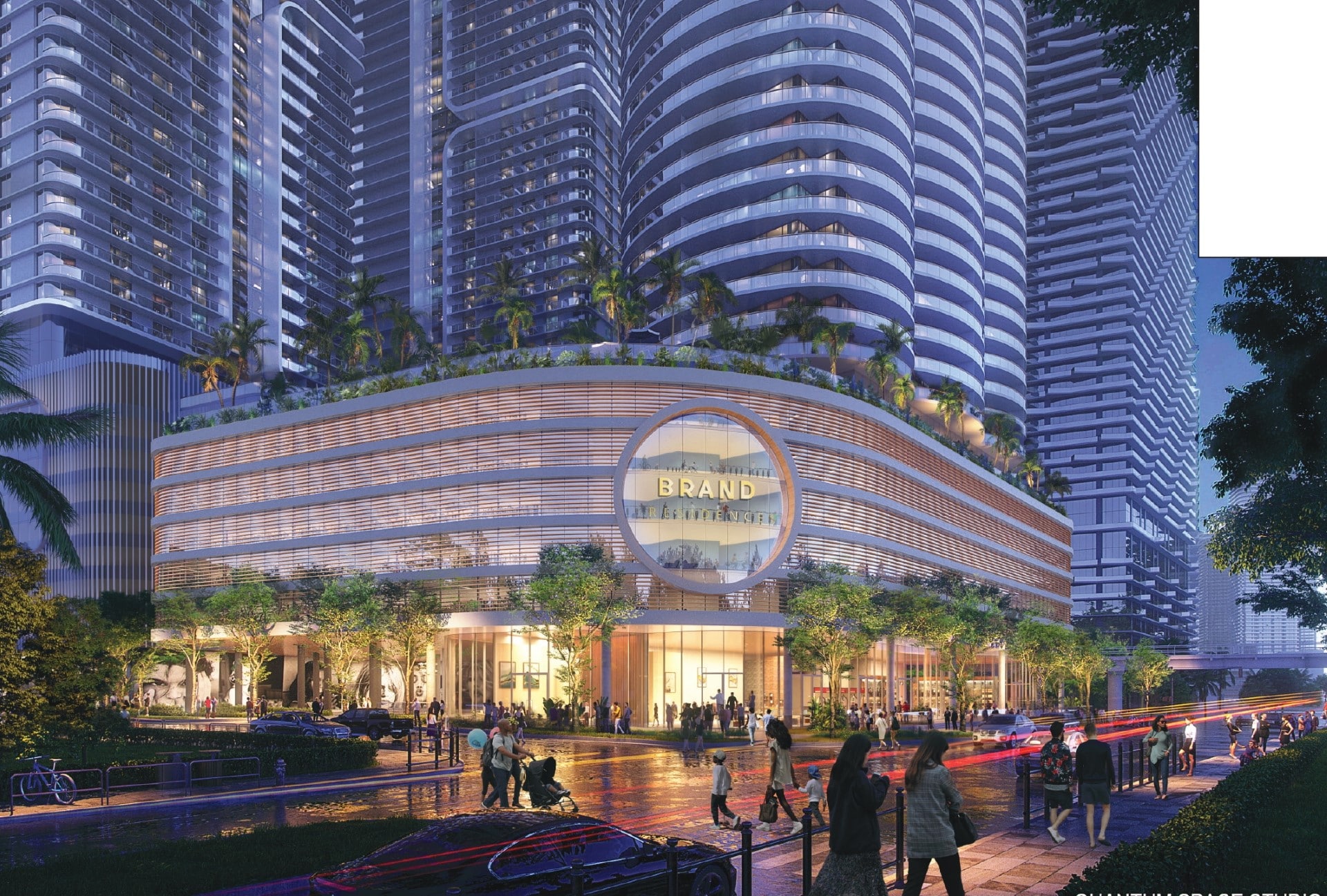 Renderings for Brand Residences in Brickell