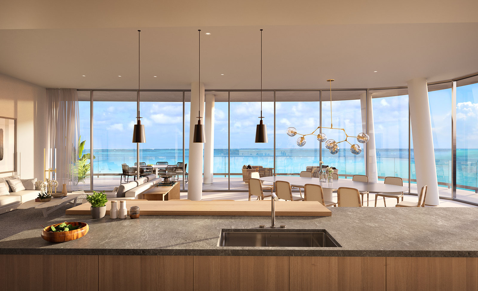 Vita Residences Kitchen Rendering