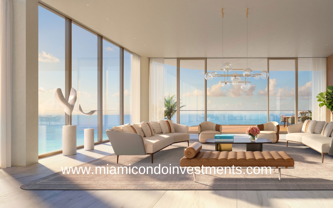 St. Regis Residences Sunny Isles Beach Living Room