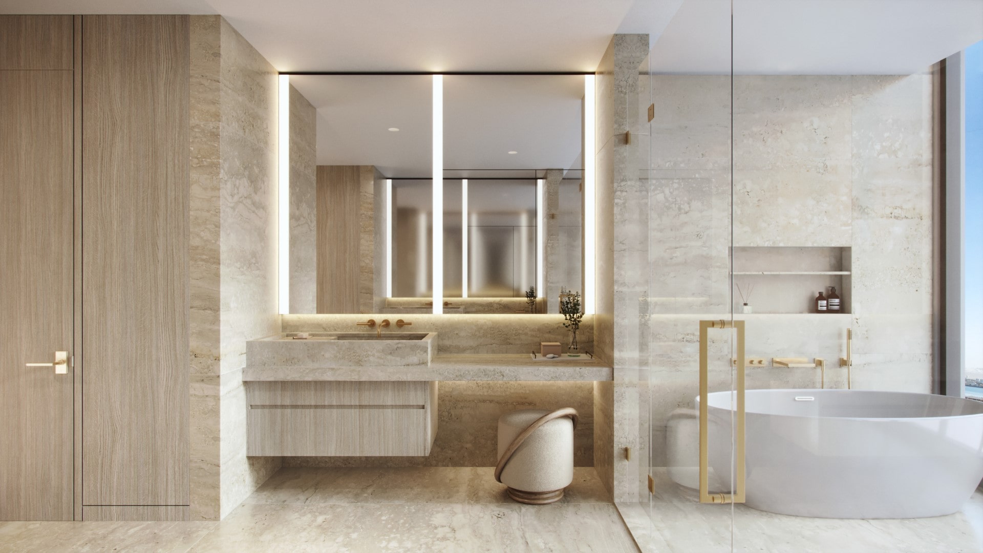 St Regis Residences Miami Master Bath